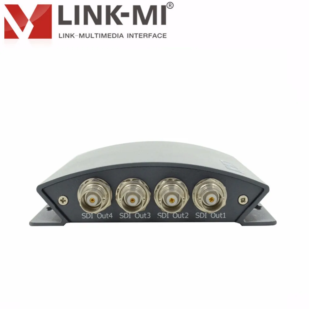 Фото LINK-MI 1X4 SDI разветвитель Поддержка порта SD/HD/3G распределить 1 SDI на 4 SDI Out широковещательный 4-портовый Pro SDI разветвитель №5