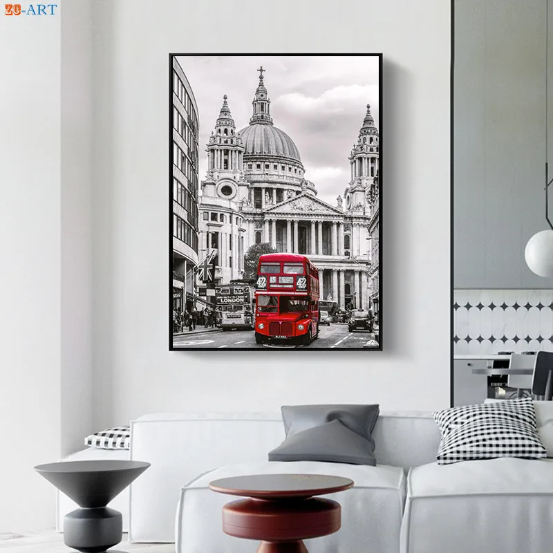 Современные настенные художественные картины Биг Бен Лондонский глаз