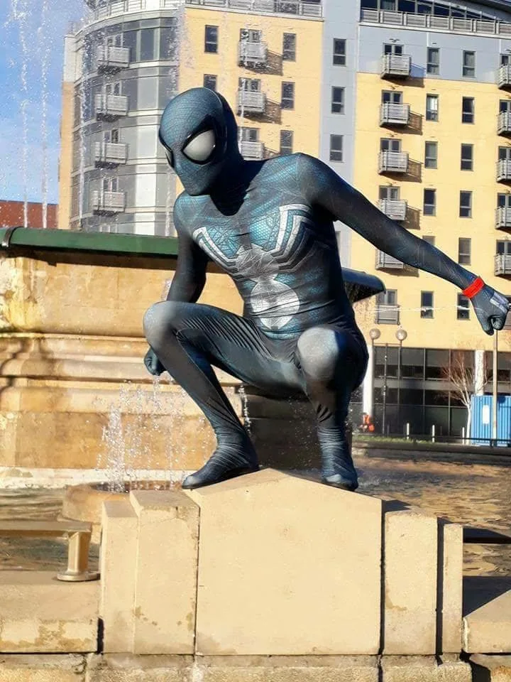 2018 Новый Venom symbiont Человек паук костюм сиамские Колготки Ролевой Зентаи Хэллоуин