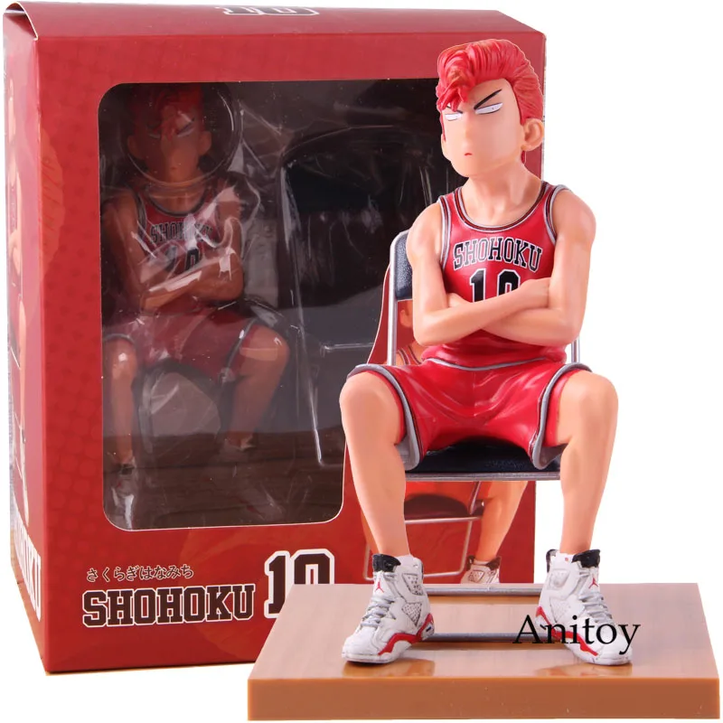 D with retail box Slam Dunk Hanamichi Sakuragi Rukawa Kaede Mitsui Hisashi Акаги Такенори Miyagi Ryota фигурка Коллекционная модель игрушки - Цвет: D with retail box