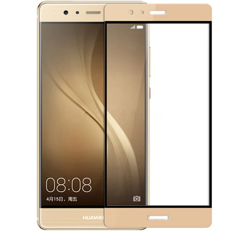 Цветное закаленное стекло с полным покрытием для Huawei Ascend P9 Lite P9Lite Plus P9Plus защитная