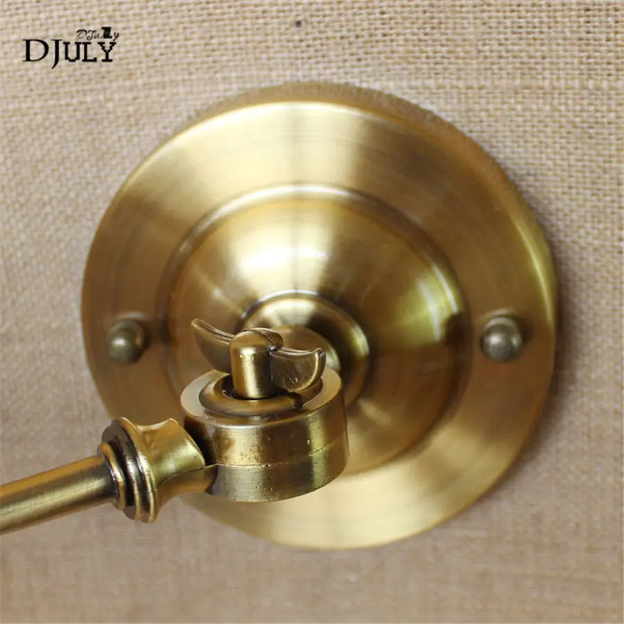 Американский Ретро промышленный изгиб настенный светильник для кофейного