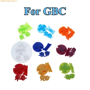 ChengHaoRan Набор сменных кнопок 13 цветов s, Набор цветных сменных клавиш для Gameboy Color GBC On Off, кнопки AB, D колодки