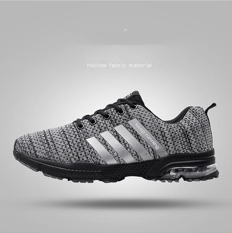 Мужская спортивная обувь для бега Flyknit дышащая беговая Обувь мужские спортивные