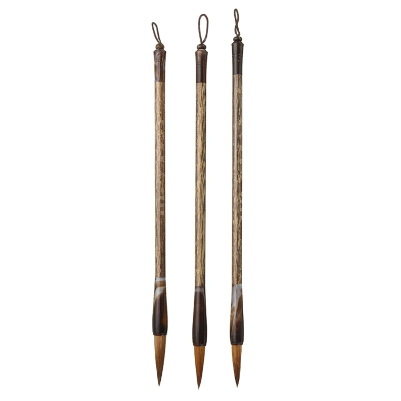 3 шт. размера китайская Ручка для письма набор кистей каллиграфии Волчья