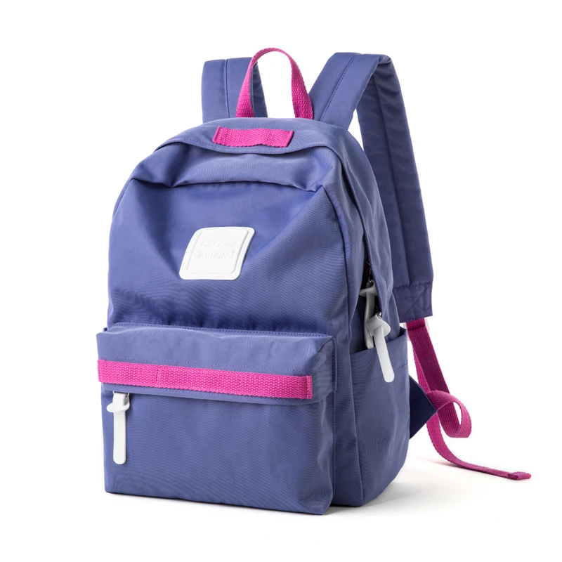 Классические рюкзаки ярких цветов с бриллиантами для девочек-подростков