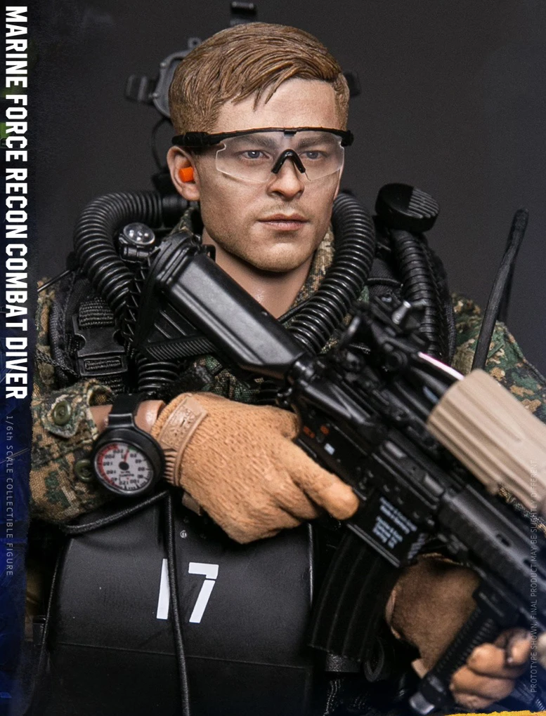 78055 1/6 USMC морская сила RECON COMBAT DIVER WOODLAND MARPAT камуфляжная версия модели для фанатов Коллекционные фигурки
