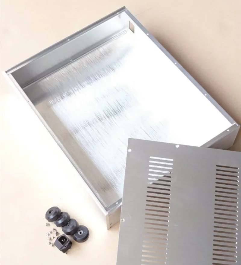 DIY-4810-Full-Aluminum-Enclosure-mini-AMP-case-power-amplifier-box-chassis 480 мм* 100 мм* 388 мм