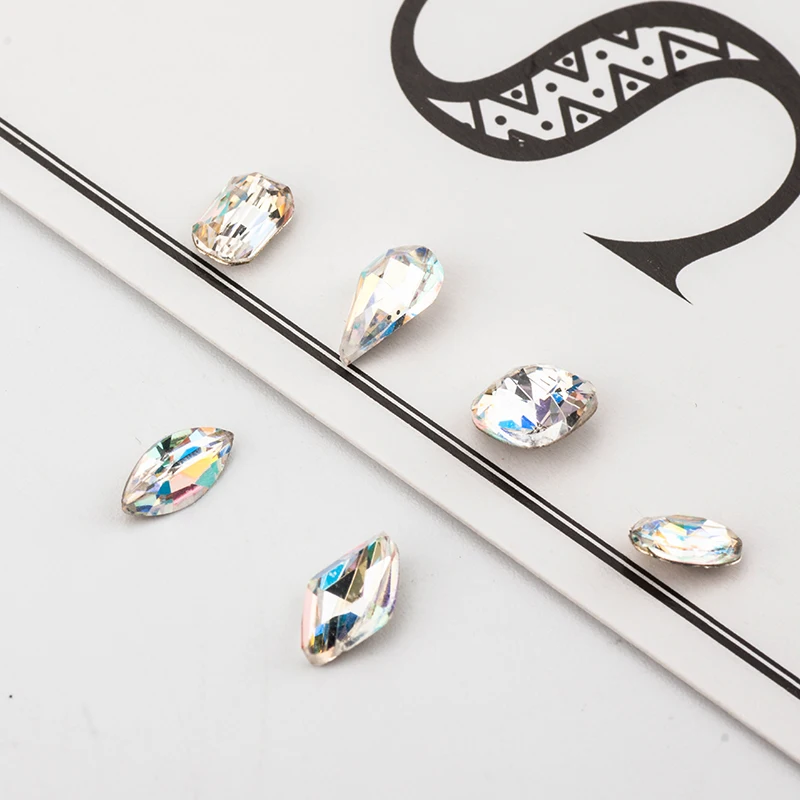 3D декоративный камень для ногтей горный хрусталь украшения 50 шт. | Дом и сад