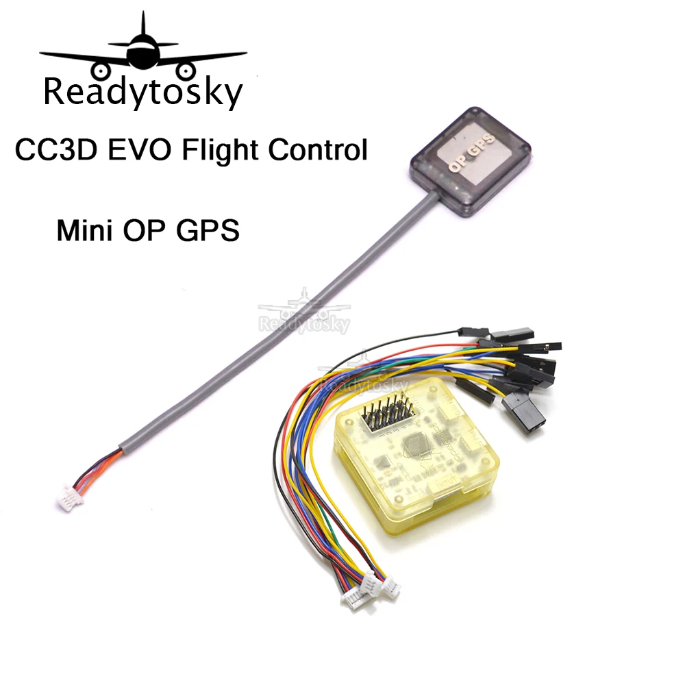 CC3D EVO Openpilot с открытым исходным кодом 32 бита Контроллер полета+ 7 серии мини gps OP gps для QAV-X 210 QAV-R 220 мм Martian