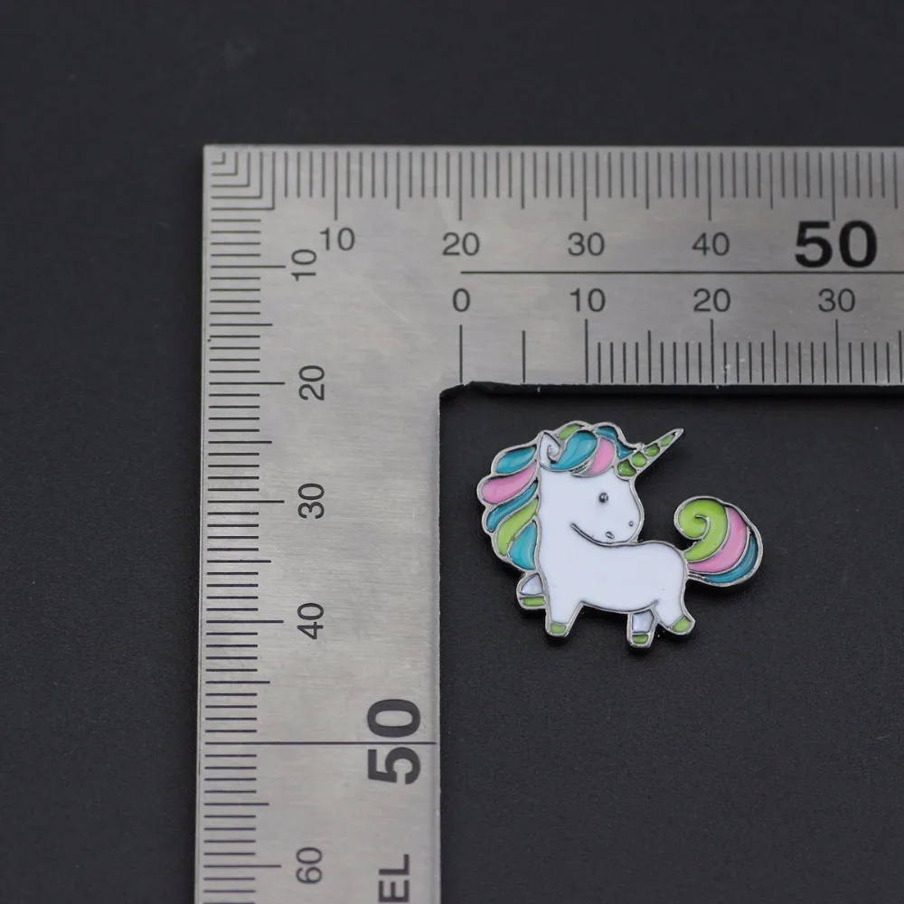 Timlee X147 мультфильм Милая Радужная лошадка Единорог дизайн металлическая брошь