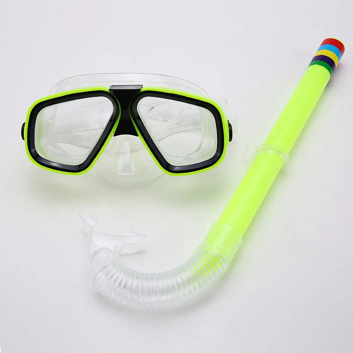 High Quality PVC Non-toxic Texture Of Material Snorkeling Children Diving Goggles Respiration Tube Suit New mask | Спорт и