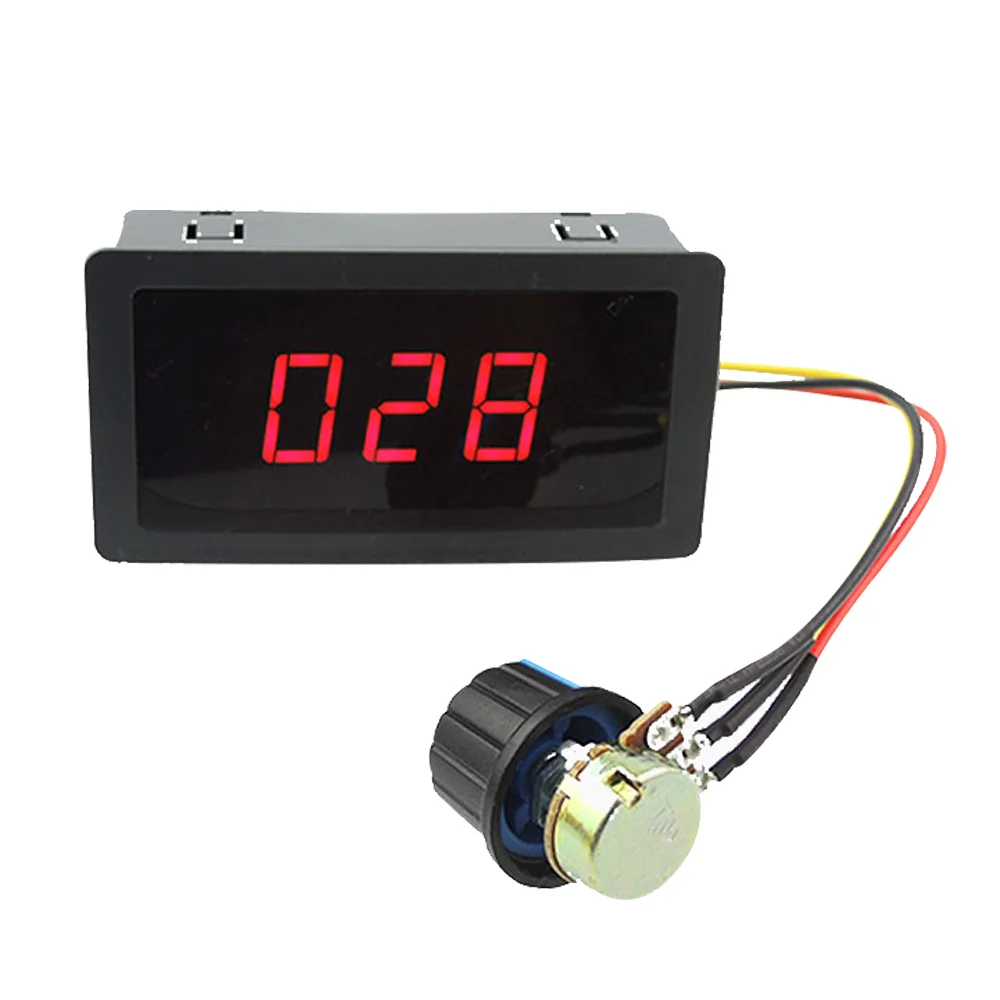 Регулятор постоянного тока цифровой дисплей 12V24V редуктор Мотор высокой мощности