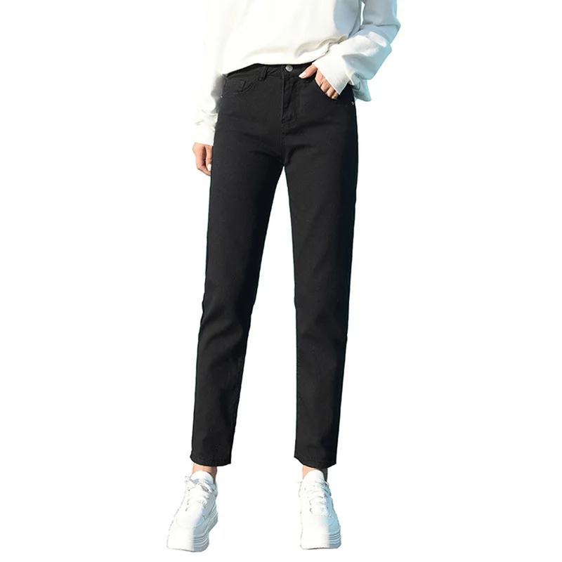 Высококачественные штаны шаровары винтажные джинсы с высокой талией новинка 2019