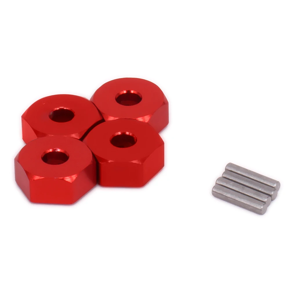 4 шт. алюминиевый адаптер для шестигранного колеса радиоуправляемой модели