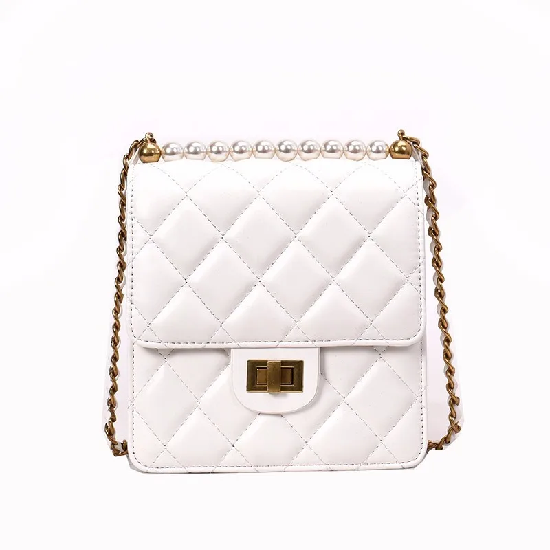 vertical-white Модная женская сумка из искусственной кожи сумка Lingge Мягкая Сеть Bolsa Feminina Роскошные Сумки Для женщин сумки дизайнерские сумки женская сумочка - Цвет: vertical-white