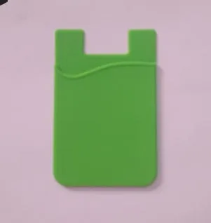SFP-42PU-GREEN Бизнес Кредитной Карман M Клей модные женские туфли для мужчин сотовый телефон держатель ID держатель для карт, тонкий чехол стикеры - Цвет: SFP-42PU-GREEN