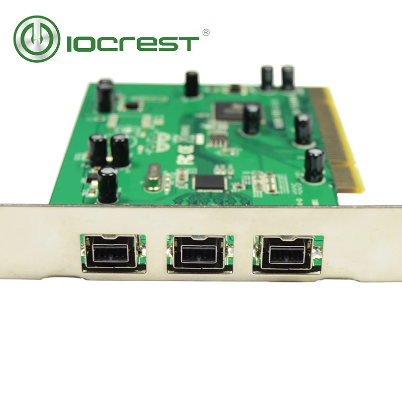IOCREST Ti8280 чипсет ieee 3-портовый 1394b Firewire 800 PCI карта | Компьютеры и офис