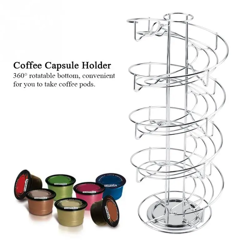 Многоразмерный металлический держатель для кофе Nespresso Dolce Gusto подставка хранения