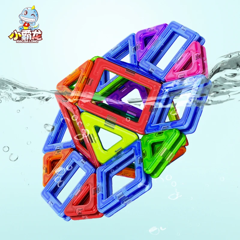 Magnetic Building Blocks 251/271/296/316/366/406pcs Big Size Triangle Square Brick designer Enlighten Bricks Toys Kids | Игрушки и хобби