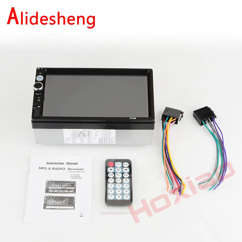 Авторадио 7010B 2 Din Автомагнитолы 7 &quotHD Сенсорный экран sd/FM/MP5/MP4/MP3/USB/aux/Bluetooth аудио