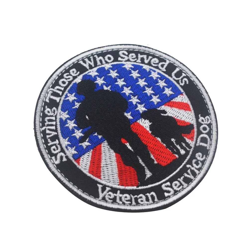 Нашивки военные США для обслуживающих тех кто обслужит ветеранов собак армии