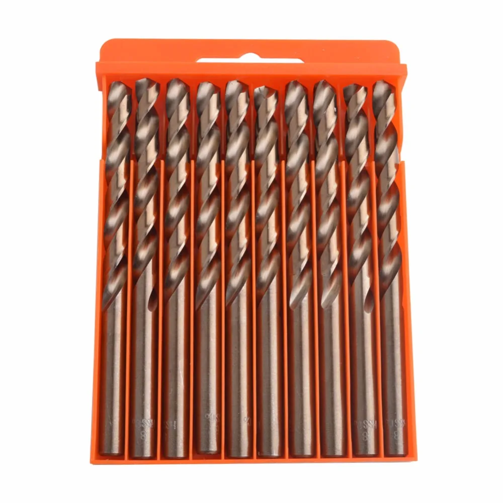 Набор кобальтовых сверл M35 инструменты из гибкой стали набор нержавеющей 1 0-10 мм
