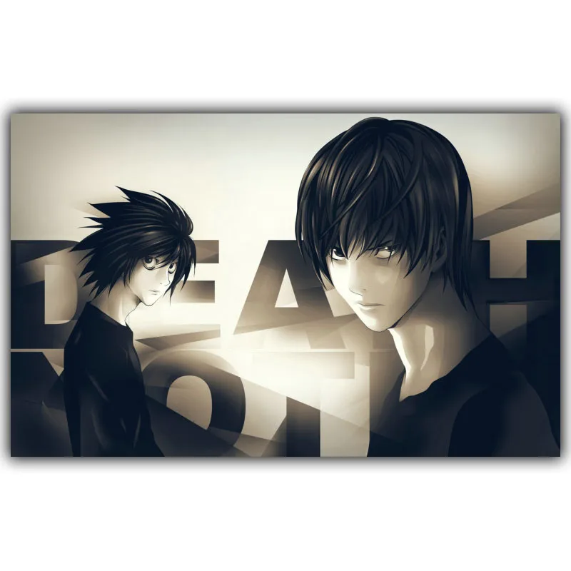 Постер с надписями о смерти популярная классическая аниме L and Night God домашний