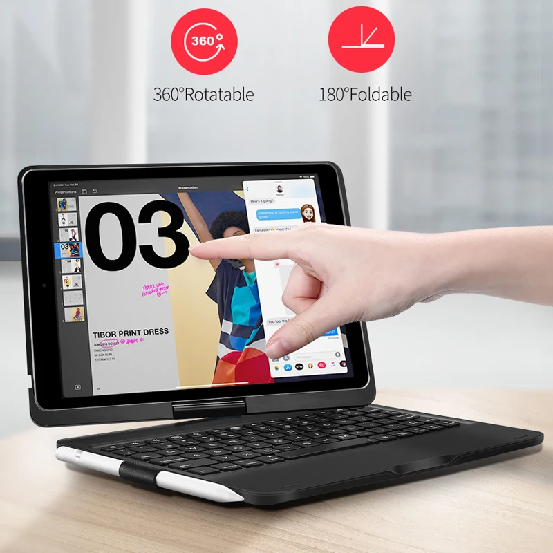 Беспроводной чехол с клавиатурой Bluetooth для iPad Pro 10 5 смарт-чехол планшета &quotс