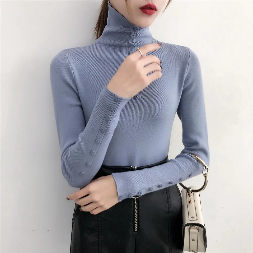 PINBEIQI New Autumn Winter Sweater Women Long Sleeve Pullover Basic Sweaters 2018 Korean Style Soft Knit Tops Female | Женская одежда