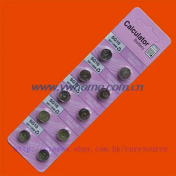 Батарея для часов SG10 1120 391 SR1120SW|watch battery|silver oxide batterybattery 10 |