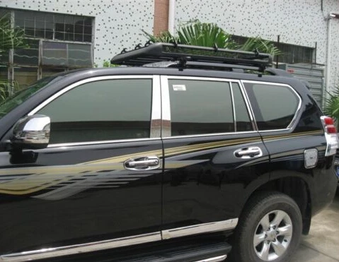 

24PCS Chrome Window Pillar Trim sill frame for Toyota Prado FJ150 2011 2012 2013