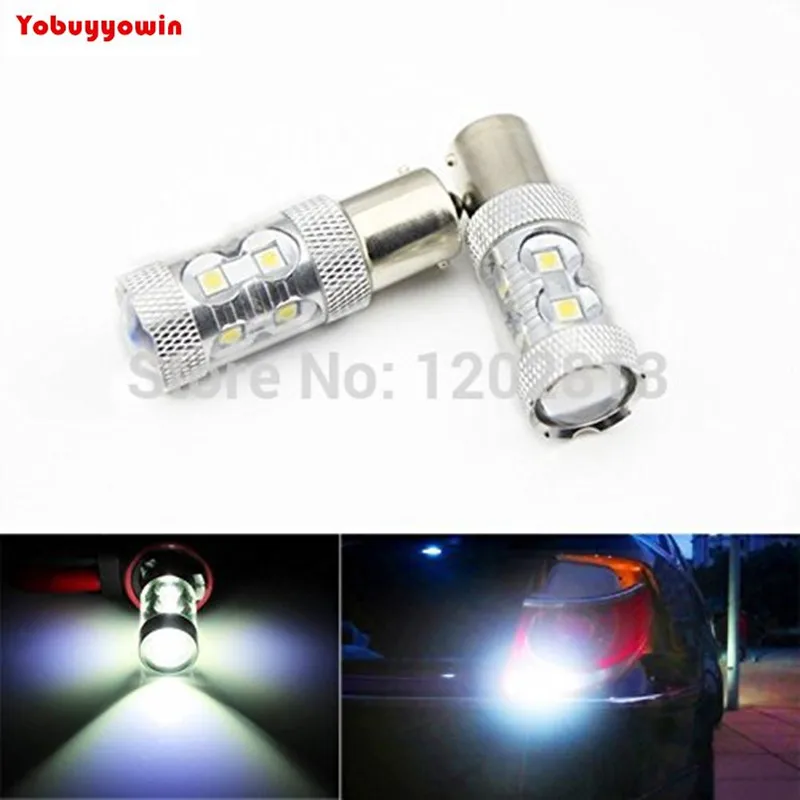 

Super Branco 9-32 вольт постоянного тока, Par Lampada RE 1156, BA15S, 382, P21W чипы Cree 50 Вт 10 светодиодов