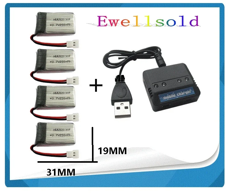 Ewellselling X11C U830 X701 Запчасти для радиоуправляемого квадрокоптера 3 7 в 250 мАч литий