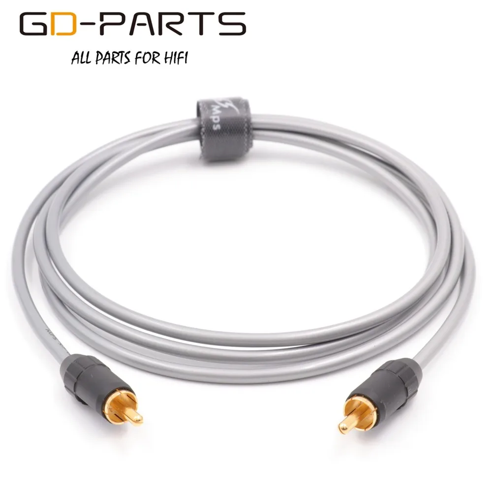 MPS X 7 5N 99.9997% OCC RCA кабель папа коаксиальный провод линия для Hifi аудио видео