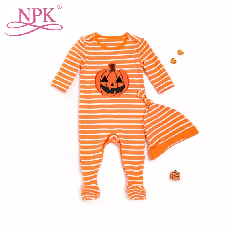 NPK Reborn Dolls одежда желтый и оранжевый цвет Комбинезоны с шапкой подходит для 50-57 см куклы Reborn Младенцы Горячие аксессуары для куклы «сделай сам»