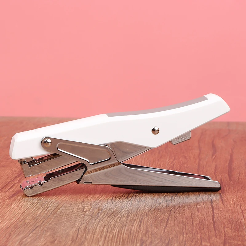 1 pcs 0329 Hand Plier Stapler Office School Home 25 Sheets with Box Staples 24/6 | Канцтовары для офиса и дома