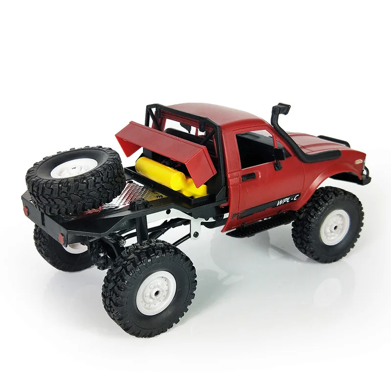 WPL C14K радиоуправляемая игрушка RC военный грузовик гусеничный внедорожник 2 4G