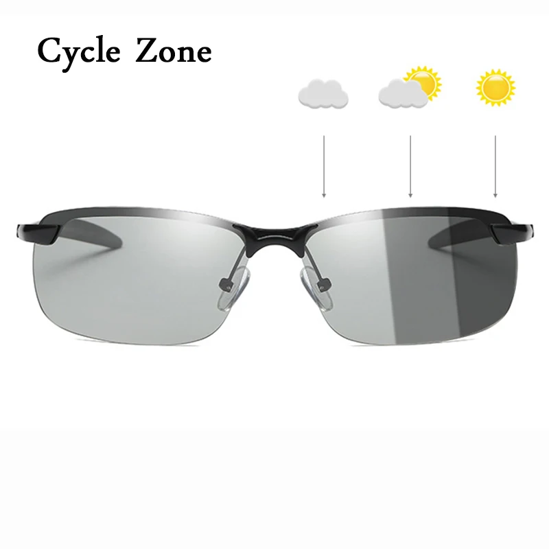Велосипедные солнцезащитные очки Cycle Zone мужские фотохромные спортивные