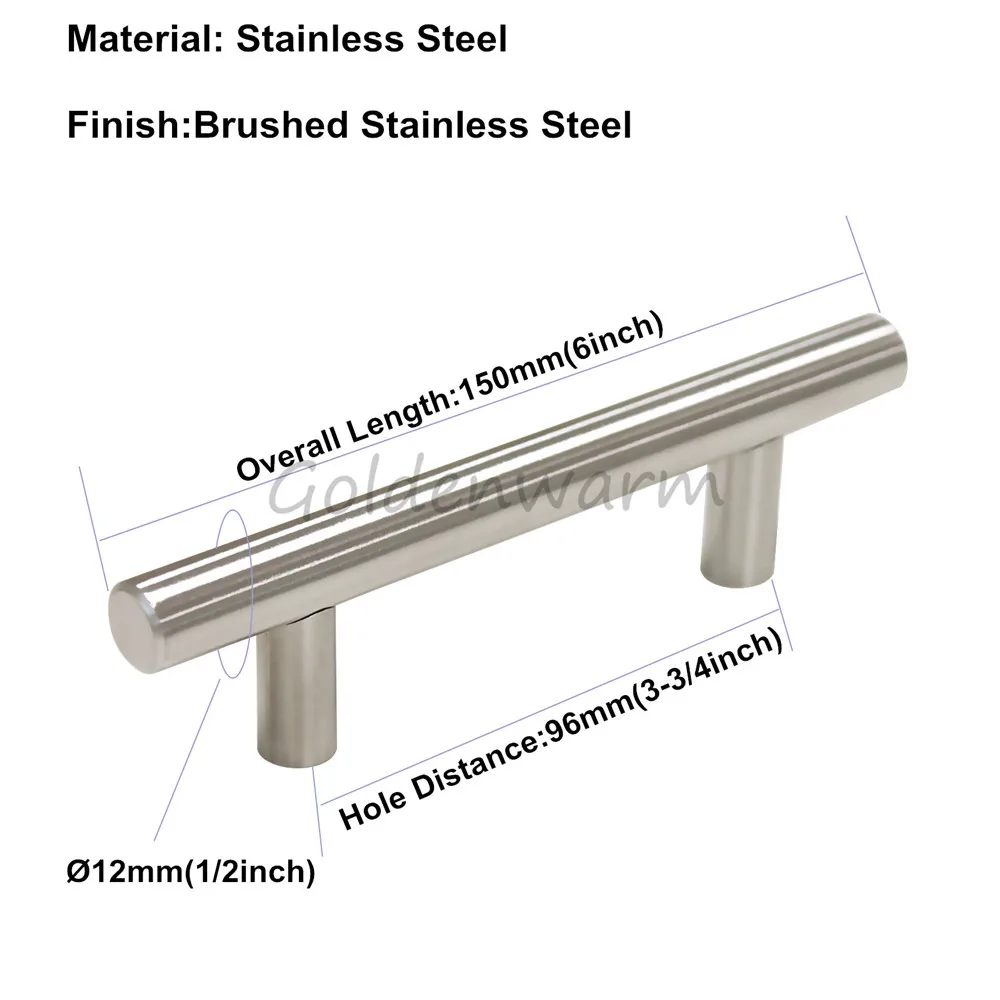 Мебельная фурнитура Goldenwarm из матового никеля мебельные ручки нержавеющей стали