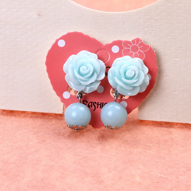 Детские серьги-клипсы с искусственным жемчугом | Украшения и аксессуары