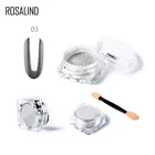 ROSALIND 5 видов цветов лак для ногтей алюминиевые хлопья магический зеркальный эффект порошки блестки гель лак для ногтей хромированные пигментные украшения