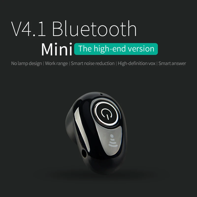 Мини наушники в ухо скрытая гарнитура для телефона iOS/Android Bluetooth 4 1 бизнес разговор