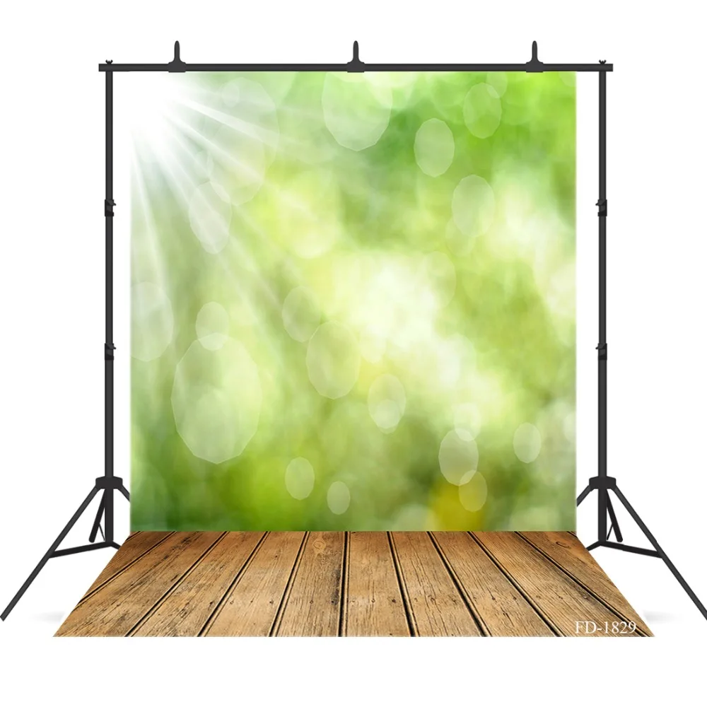 Фон для фотосъемки Bokeh деревянный пол фон портретов фотостудии виниловый
