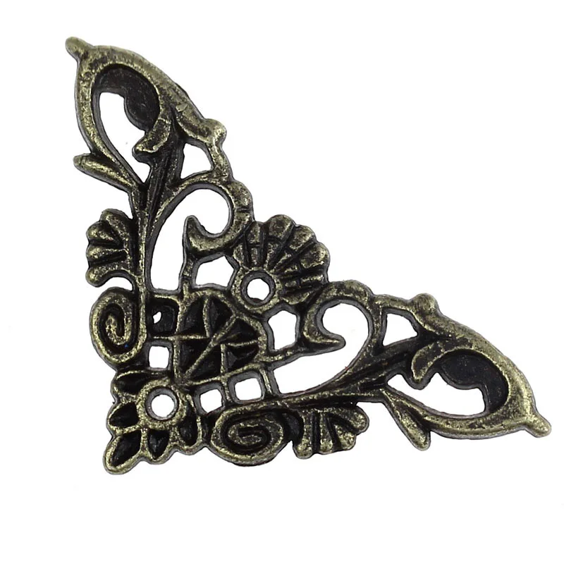 1000PCS Embellishment Findings Triangle Antique Bronze Hollow Pattern 3.5cm x | Обустройство дома
