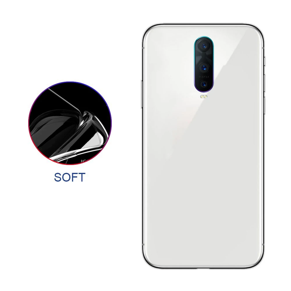 Прозрачный мягкий чехол с защитой от отпечатков пальцев для OPPO RX17 Pro|Бамперы| |