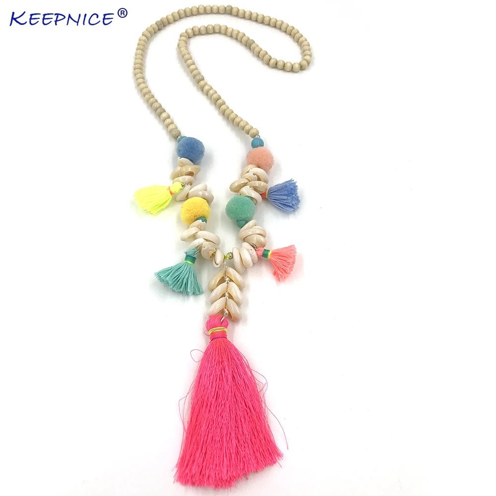 2019 новый летний морской пляж Цепочки и ожерелья Boho Роскошные эффектные