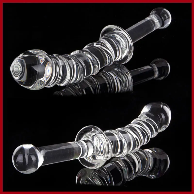 Новые секс игрушки для взрослых прозрачный стеклянный фаллоимитатор