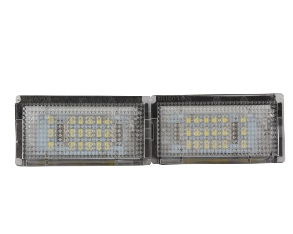 HEHEMM 2 шт. 18 светодиодный осветильник автомобильного номерного знака Canbus лампа для