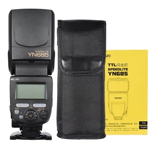 YONGNUO YN685 Беспроводной 2 4 г HSS ttl/i ttl Вспышка Speedlite для Nikon D750 D810 D7200 D610 D7000 DSLR камера